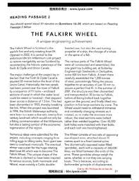 You need to match the answers with your cambridge 11 ielts series book test 1. Cambridge Ielts 11 Test 1 Passage 2 Falkirk