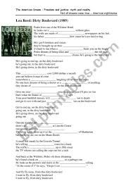 Plus these gingerbread man worksheets will also be working on their letter and word recognition reading comprehension worksheets. Listening Comprehension On Dirty Boulevard And Dear Mr President Esl Worksheet By Trekkie1979