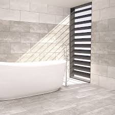 Wall tiles are used on walls. Urban White Matt Stone Effect Ceramic Wall Floor Tile Pack Of 5 L 600mm W 300mm Diy At B Q