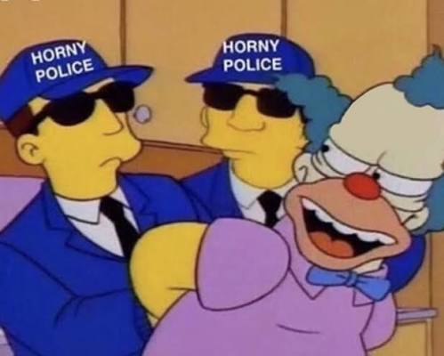 Horny Police Blank Template - Imgflip