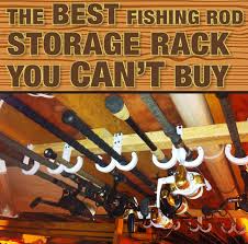 Mounting the structure to the ceiling of your garage can be tricky, so you'll want to make sure you're carefully laying out your project. The Best Fishing Rod Storage Rack You Can T Buy On The Water