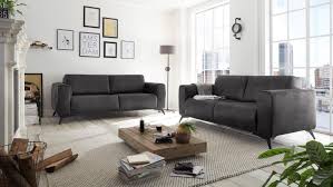 In erster linie geht es bei einer sofa garnitur natürlich um eine gemütliche gesamtkonzeption. Sofagarnitur Pueblo 3 2 Garnitur In Stoff Anthrazit 2 Teilig
