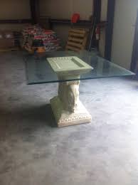 Glass top marble base dining table. Coco Company Elephant Base Dining Table Glass Top Is Facebook