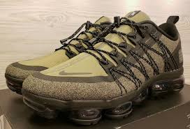 Nike Air Vapormax Run Utility Olive Green Black Running Aq8810 201 Pick Size Shoes Kicks Sneakerheads Nike Air Shoes Nike Air Monarch Nike Air