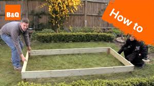 How to make a flower garden bed. How To Build A Raised Bed Youtube