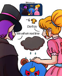 A request for a friend of my discord server (u/koishiko) fem leon, male nita. When El Brown And His Team Lost 6 Trophies El Brown Looks Too Cute Brawlstars