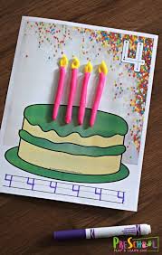 Experience the world of cake decorating like never before with cake central magazine! Birthday Cake Playdough Mats Build Count And Trace Activity