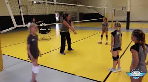 Freeball Footwork Drill For Young Players The Art Of Coaching Volleyball Coaching Volleyball Volleyball Drills Basketball Skills