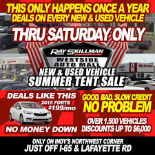 We'll find the used vehicle you need at a price you can afford. Ray Skillman Kia West Tent Sale