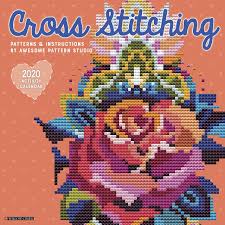 It is easily accomplished by stitching two half stitches over each other. Cross Stitching 2020 Wall Calendar Cross Stitching Stitch Wall Calendar