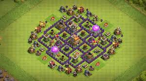 6 days shocker, at this town hall level, you don't actually expand your gold and elixir collector amount. Best Town Hall 7 Hybrid Base With Copy Link Clash Of Clans Base Of Clans
