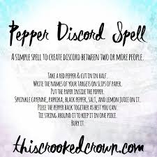 Now you know how to say juice in spanish. Pepper Discord Spell Spell Saturday 71 This Crooked Crown