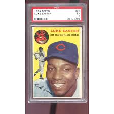 1954 Topps #23 Luke Easter PSA 5 Graded Baseball Card MLB Cleveland Indians