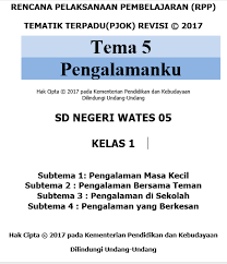 Pengalamanku sub tema 2 : Download Rpp Penjaskes Sd Kurikulum 2013 Ngintip Sekolah