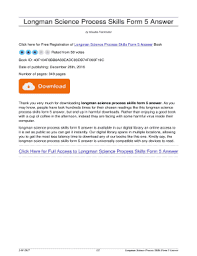 Preschoolers practice basic science process skills as they explore the world. Science Process Skills Form 1 Answer 2020 Fill Online Printable Fillable Blank Pdffiller