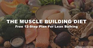 The Muscle Building Diet Free 12 Step Lean Bulking Meal Plan