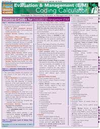 Evaluation Management E M Coding Calculator Medical Coder Medical Billing And Coding Medical Coding Cheat Sheet