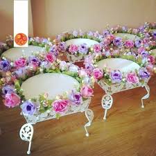 Gubahan dulang hantaran rimbunan bunga ala garden. Hantaran Sayang Classic Wedding Centre