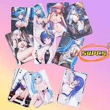 ZHAI ZHUANG Nude Playing Cards,Anime Playing Cards,Waifu Cards,You can  enrich Your Anime Collection and give Anime Gifts to Your Friends, and The  Set of Playing Cards Comes with a Storage Box! :