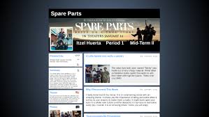 On the eve of the film's friday release, i spoke with lajvardi and cameron about their experience and. Spare Parts By Itzel Huerta