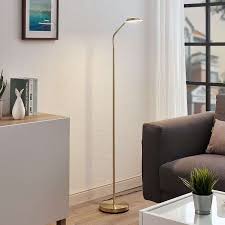 Led Stehlampe Meghan Messing Matt Wohnzimmer Leuchte Lindby