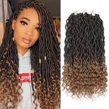 Kanekalon ombre colored braiding hair. Silky Strands Crochet Hair Extensions Faux Locs Crochet Braids Braiding Hair Bulk Synthetic Hair In 2020 Crochet Hair Extensions Synthetic Hair Braided Hairstyles Easy