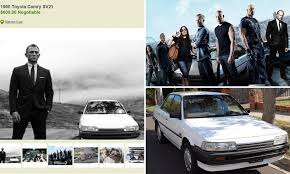 Toyota camry 2002, factory fitted ac, accident free,neat engine, condition: Man Photoshops His Toyota Camry Into James Bond Poster To Sell It On Gumtree Daily Mail Online