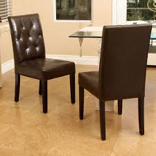 Angelo Dining Chair 2 Pack Bonded Leather Dining Chairs Leather Dining Chairs Black Leather Dining Chairs