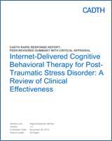 Internet Delivered Cognitive Behavioral Therapy For Post
