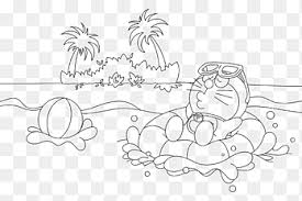 Koleksi doraemon untuk mewarnai gambar mewarnai. Buku Mewarnai Garis Seni Video Game Video Game Doraemon The Movie Nobita S Treasure Island Png Pngegg
