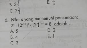 Pelajari ringkasan materi contoh soal eksponen kelas 10 logaritma beserta pembahasan jawaban lengkap dari soal un dan sbmptn. Tolong Bantu Jawab Soal Mtk Kelas 10 Ipa Persamaan Eksponen Brainly Co Id