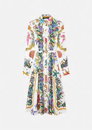 Maybe you would like to learn more about one of these? Versace Tresor De La Mer Print Shirt Dress For Women Online Store Eu