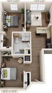 Floor Layout With Small Apartment Foyr Neo Pinterest