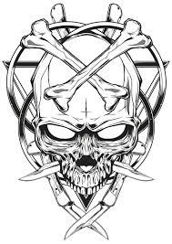 See more ideas about drawings, art drawings, sketches. Skull Tattoo Drawings Badass Easy Tattoos Novocom Top