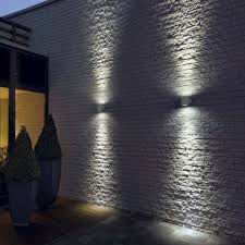 Flush Outdoor Wall Lights Are Perfect To Go On The Big Empty Wall This Will Add Some Interest With Images Outdoor Wall Lighting Outdoor Walls Garden Wall Lights