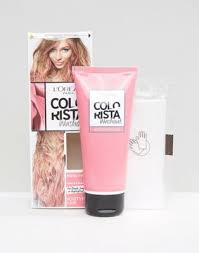 Instant, washout colour with no transfer. L Oreal Paris Colorista Wash Out Hair Colour Dirty Pink Faoswalim