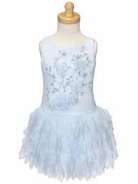 Light Blue Biscotti 137 Young Romance Petals Dress