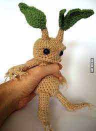 Find this pin and more on geek crafts by connie labby. Crocheted Mandrake Root Harry Potter Crochet Harry Potter Nursery Harry Potter Crafts