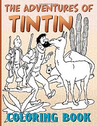 The adventures of tintin tintin and a family of bears coloring page. Tintin Coloring Book Beautiful Simple Designs Tintin Coloring Books For Adults Teenagers Gifted Adult Colouring Pages Fun Evans Hudson 9798642704400 Amazon Com Books