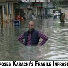 Flooded Karachi Has No Running Water In Homes In 2020 Karachi Rain Political News