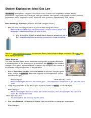 What do we assume about ideal gases? Ideal Gas Law Gizmo 1 Pdf Student Exploration Ideal Gas Law Vocabulary U200b Atmosphere Avogadro U2019s Law Boyle U2019s Law Charles U2019s Law Dependent Course Hero