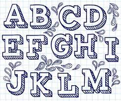 Thankfully the idea of perspective drawing can be applied to 3d lettering pretty easily. Hand Lettering Alphabet Hand Lettering Fonts Lettering Alphabet Hand Drawn Fonts