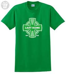 40th Birthday Presents For Him Ireland Customized Birthday Gift St Patricks Day Irish Pride Name Cross Custom T Shirt 50th Birthday Party Supplies Customised Birthday Gifts 40th Birthday Decorations