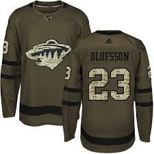 Adidas Nhl Youth Gustav Olofsson Green Premier Jersey 23