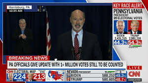 110 Pennsylvania Governor We May Not Know The Result Even Today