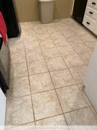 Additionally, larger tiles = fewer grout lines. My Mom S Kitchen The Magic Of Making Old Grout Look New Again Addicted 2 Decorating