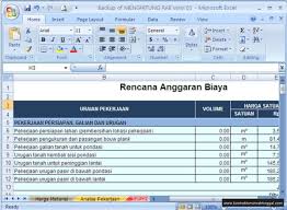 Contoh rab ruko 2 lantai 2020, or. Contoh Rab Rumah Excel Download Ini