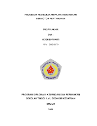 Contoh surat kuasa pembayaran pajak motor pdf kumpulan download contoh surat kuasa pembayaran pajak motor pdf kumpulan download format surat lain: Pdf Prosedur Pembayaran Pajak Kendaraan Bermotor Pertahunan