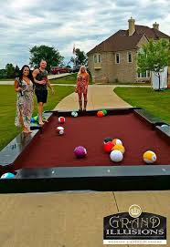 Like Playing Pool And Soccer Enjoy Playing Snook Ball On This Custom Table This Giant Size Billia Fun Outdoor Games Outdoor Fun For Kids Outdoor Yard Games