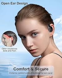 munash Open-Ear Headphones, Ultra-Comfort, Lightweight Design, Snug Fit,  Ergonomic Ear Hooks, Air Bone Conduction Bluetooth 5.3 Wireless Sport  Earbuds, IPX5 Waterproof 50H Playtime : Amazon.ae: Electronics